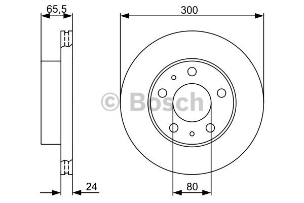 FREN DİSKİ (ÖN)(300MM) FIAT DUCATO 2.2D-2.3D 06-