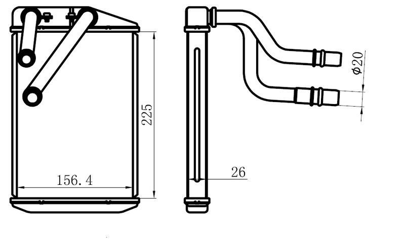 KALORİFER RADYATÖRÜ(KFI004) FİAT DUCATO Y.M. A/M