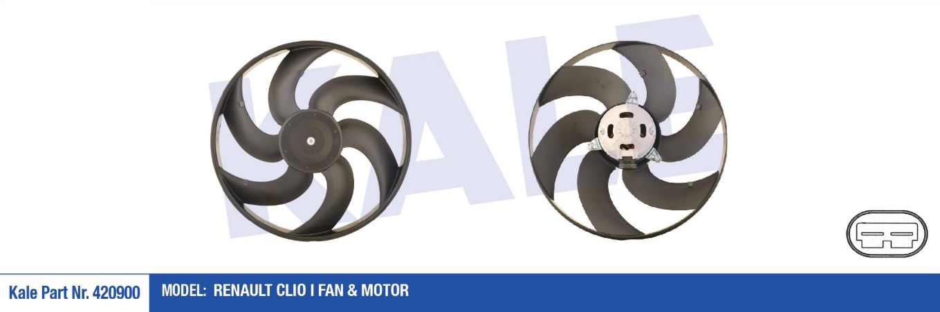 FAN MOTORU RENAULT CLIO I 380MM