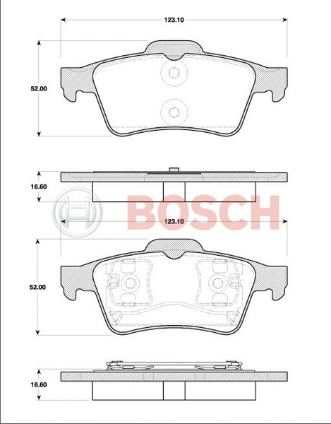 DİSK BALATA (ARKA)(YENİ NO:0986494032) FORD CONNECT 1.8 TDCİ 02-