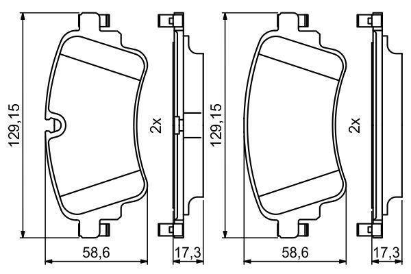 DİSK BALATA (ARKA) AUDI A4 Allroad B9 2.0 TDI quattro 16-19 / VW TOUAREG  3.0 TSI 4motion 18-