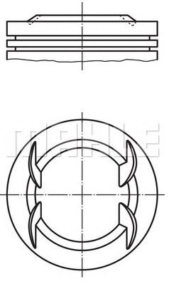 PİSTON,SEGMAN (+0.60)(82.00MM) FIAT MAREA 2.0