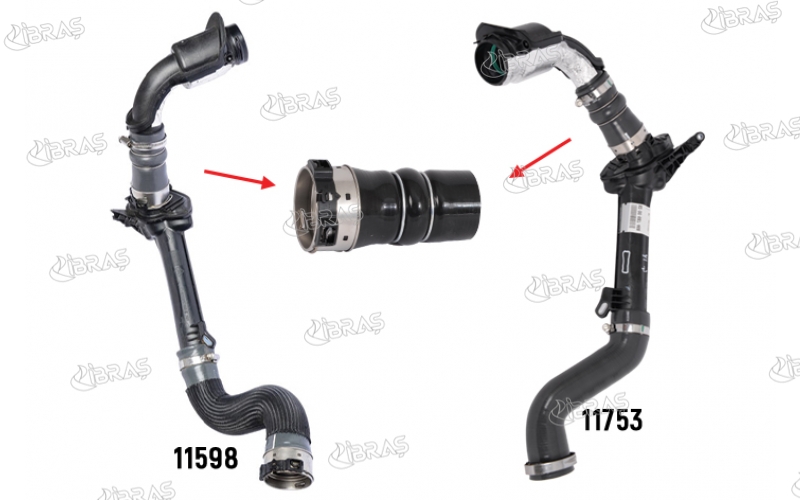 TURBO HORTUMU (KÜÇÜK)(PLASTİK BORU HARİÇ) RENAULT FLUENCE / GRAND SCENIC III / KANGOO / MEGANE III / SCENIC III