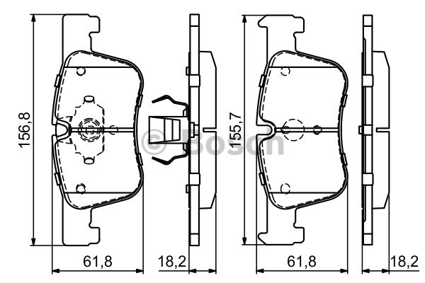 DİSK BALATA (ÖN) BMW 118D-120D-316D-318D 12-