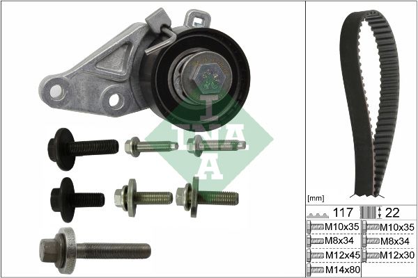 TRİGER SETİ FORD FIESTA IV 1.25 i 16V 95-02 / MAZDA 2 1.6 03-07 / VOLVO V50 1.6 05-12