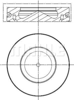 PİSTON,SEGMAN (STD)(84.00MM) BMW 1 (E81-E87) 116D-118D-120D-123D 06- / BMW 1 (F20) 118D-120D-125D 11-