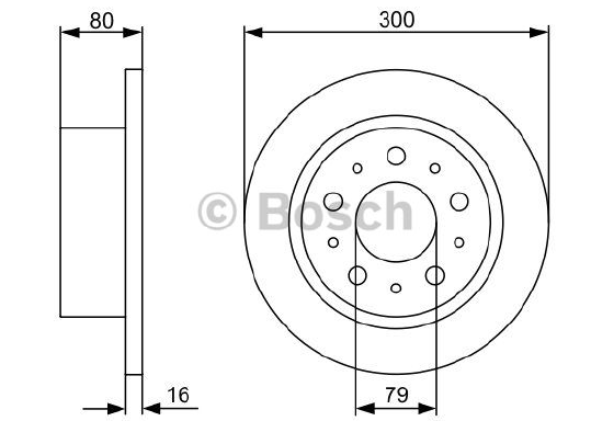 FREN DİSKİ (ARKA)(299,7MM) FIAT DUCATO 06- / CITROEN JUMPER 06- / PEUGEOT BOXER 06-