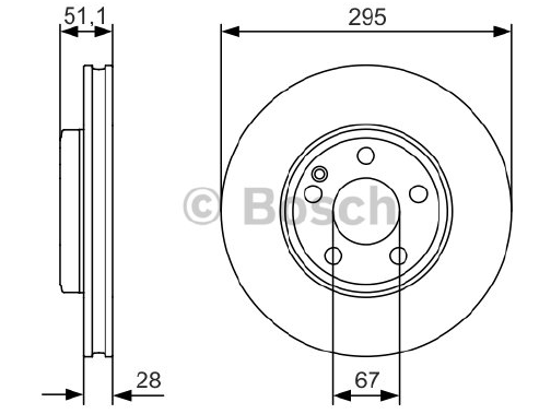 FREN DİSKİ (ÖN)(295MM) M.BENZ (W176)A180-A200-A200 CDI-A