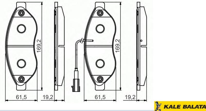 DİSK BALATA (ARKA) FIAT DUCATO / CITROEN JUMPER EM