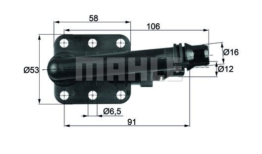 TERMOSTAT (82°C) BMW 5 520 i 03-10 / 6 650 i 05-10 / 7 750 i, Li 05-08