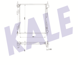 SU RADYATÖRÜ (BRAZING)(AT) HYUNDAI ACCENT IV AL/PL/BRZ