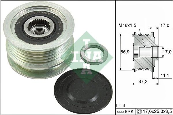 ALTERNATÖR KASNAĞI (5 KANAL) RENAULT CLIO II / KANGOO / LAGUNA / MEGANE II / SYMBOL II / NISSAN MICRA III