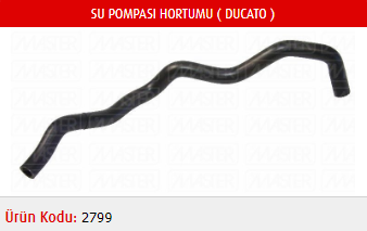 SU POMPASI HORTUMU FIAT DUCATO 2.0-2.2 JTD 02-