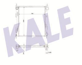 SU RADYATÖRÜ (BRAZING)(MT) HYUNDAI ACCENT IV-i20-KIA RIO III  AL/PL/BRZ