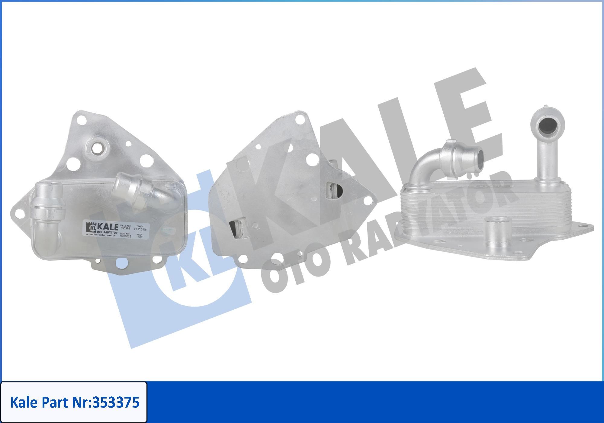 YAĞ SOĞUTUCU FIAT BRAVO II / DOBLO / LINEA / PUNTO / PRATICO 08- / LANCIA DELTA III 08-14 / OPEL COMBO 1.6MTJ 12-