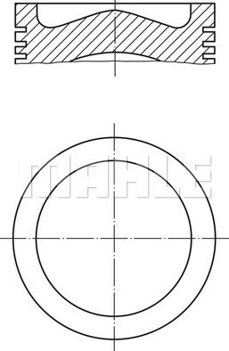 PİSTON,SEGMAN (STD)(73.70MM) PEUGEOT 208 1.4 HDİ 06-