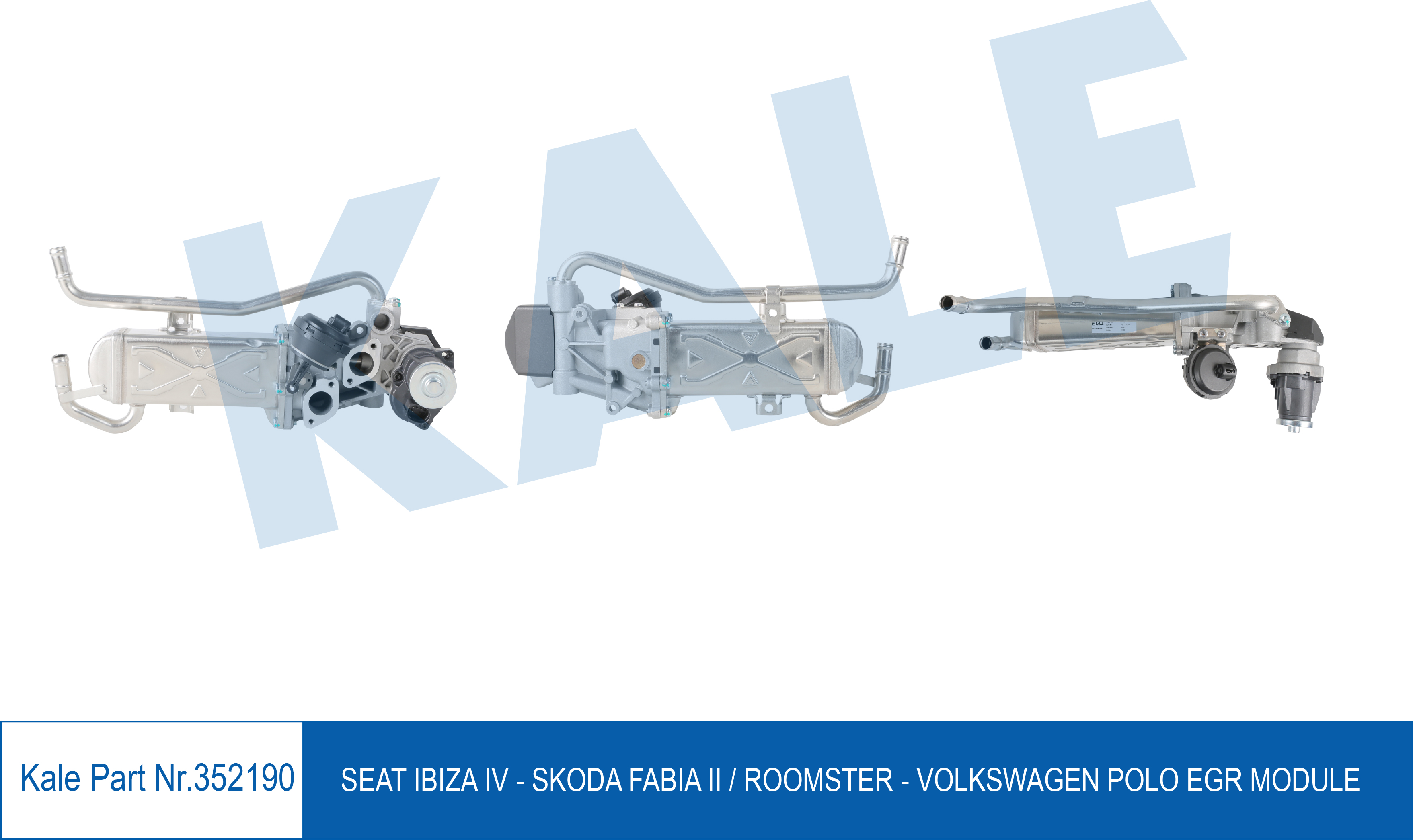 EGR MODÜLÜ SEAT IBIZA IV - SKODA FABIA II / ROOMSTER - VW POLO