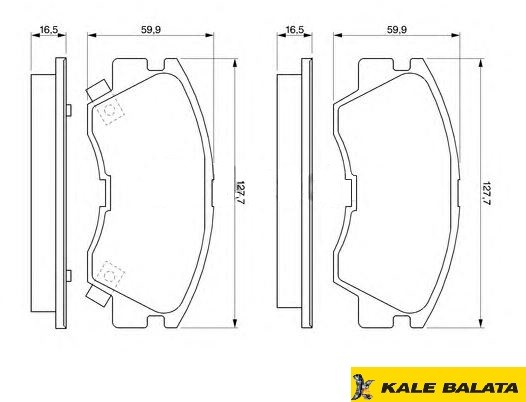 DİSK BALATA (ÖN) MITSUBISHI L200-L300-PAJERO 86-90