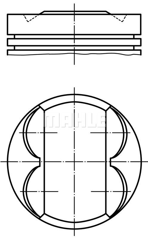 PİSTON,SEGMAN (STD)(73,40MM) OPEL CORSA D 1.2 09-14 / CORSA E 1.2 14-