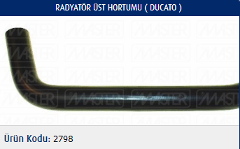 RADYATÖR ÜST HORTUMU FIAT DUCATO 2.0-2.2 JTD 02-