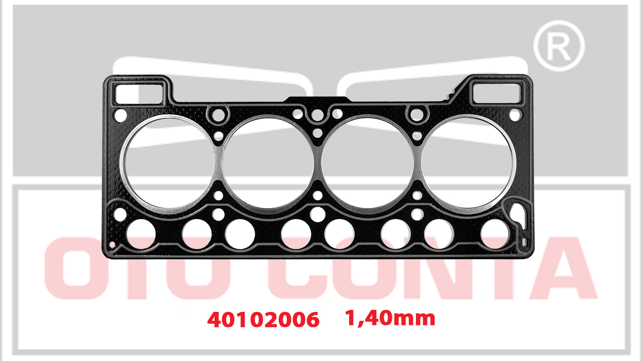 SİLİNDİR KAPAK CONTASI (1,40 MM)(SİYAH) RENAULT R9 1.4 / R12 1.4