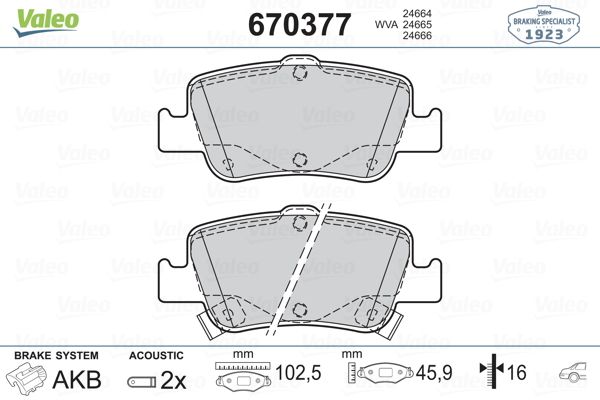 DİSK BALATA (ARKA) TOYOTA AURIS 1.33 DUAL VVTI-1.4-1.4 D4D-1.6-1.8-2.0 D4D-2.2D 06-12