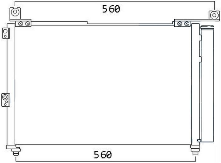 KLİMA RADYATÖRÜ(CFR480) RANGER 98+/B2500 06+