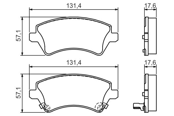 DİSK BALATA (ÖN) TOYOTA COROLLA 1.4D-1.4 VVTİ-1.6 VVTİ-1.8 VVTİ 04-