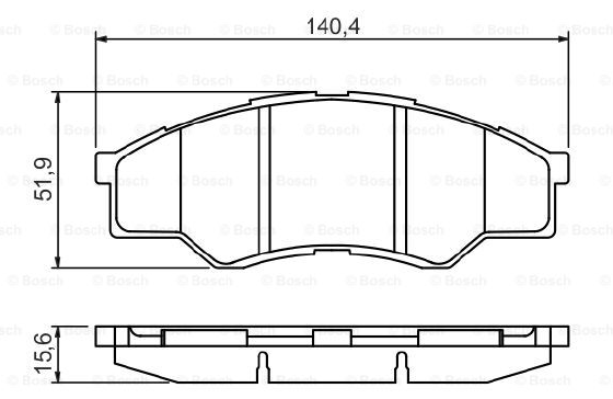 DİSK BALATA (ÖN) TOYOTA HİLUX 2,5D-4D 05-/VİGO 2,7