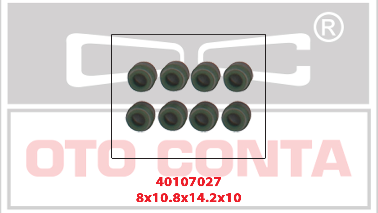 SUBAP LASTİĞİ (8.0MM)(VİTON)(8X10.8X14.2X10MM) FIAT DOBLO 1.9 JTD / PALİO 1.9 JTD / PUNTO 1.9 JTD / PEUGEOT PARTNER 1.9 JTD / 206 1.9 JTD / 306 1.9 JTD