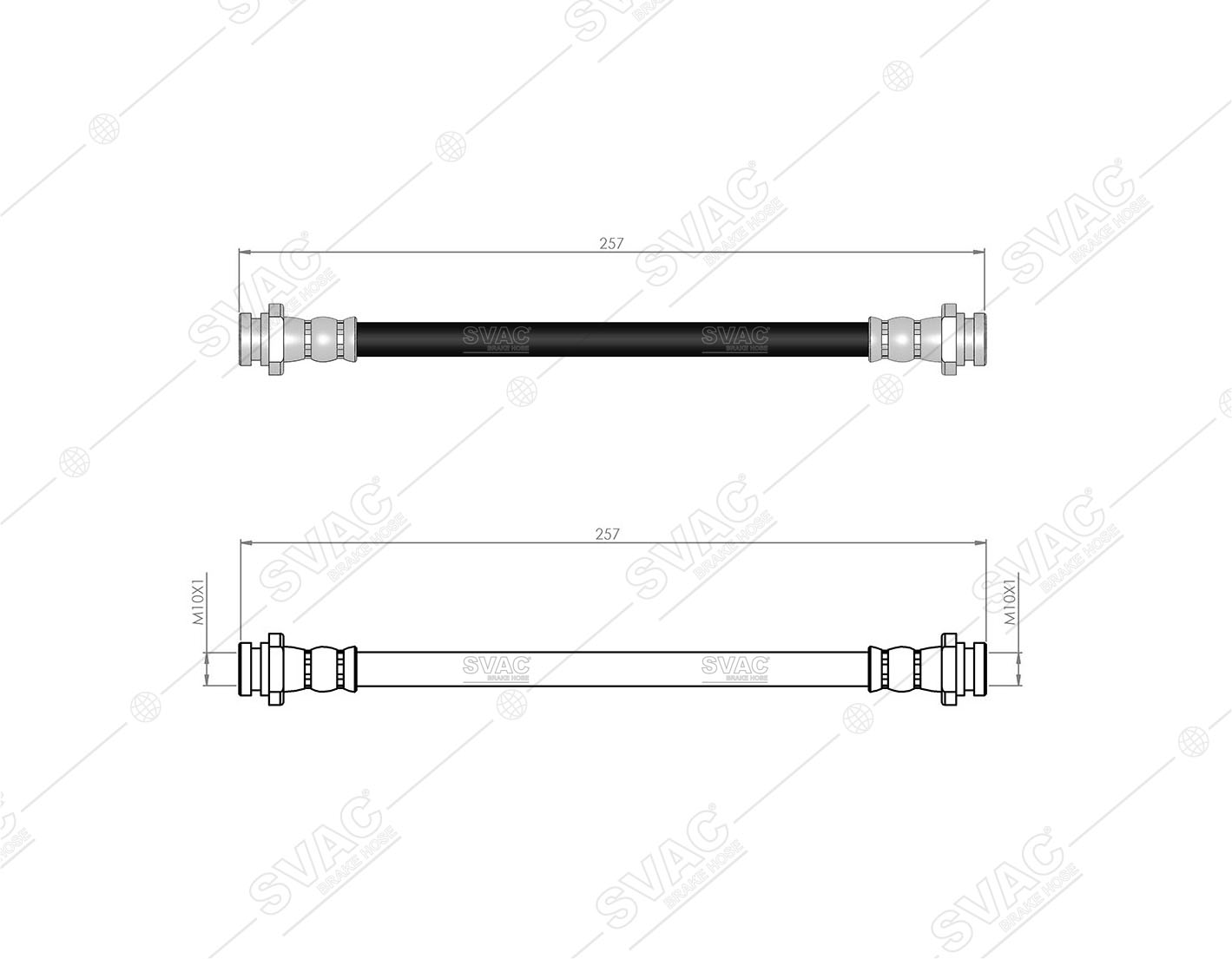 FREN HORTUMU (ARKA) SUZUKI SUPER CARRY 85-99 / ALTO 94-02