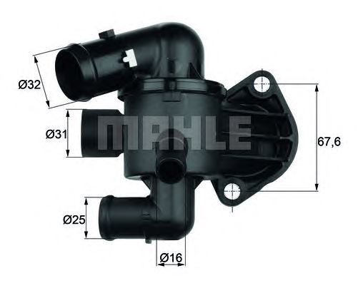 TERMOSTAT (87°C) VW PASSAT CC 2,0 TDI 08-12