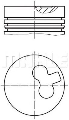 PİSTON,SEGMAN (+0.50)(82.50MM) 1.7 DR/YD Combo-Astra-Vectra