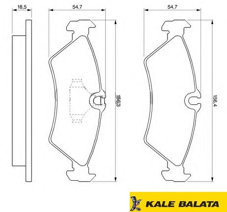 DİSK BALATA (ARKA) M.BENZ SPRINTER / VW LT28-LT35 TÜM MODELLER