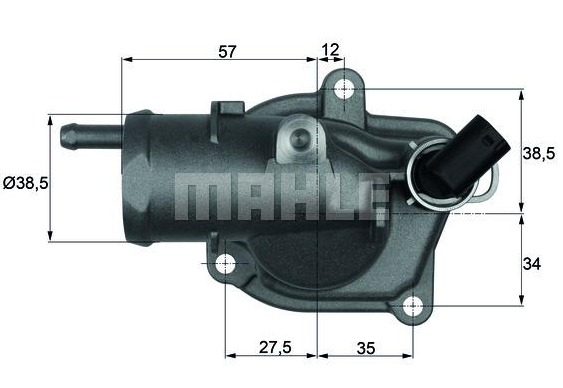 TERMOSTAT (87°C) MB SPRINTER 3,5-t Minibüs/Otobüs 311 CDI 06-09 / VITO Minibüs/Otobüs 109 CDI 03-