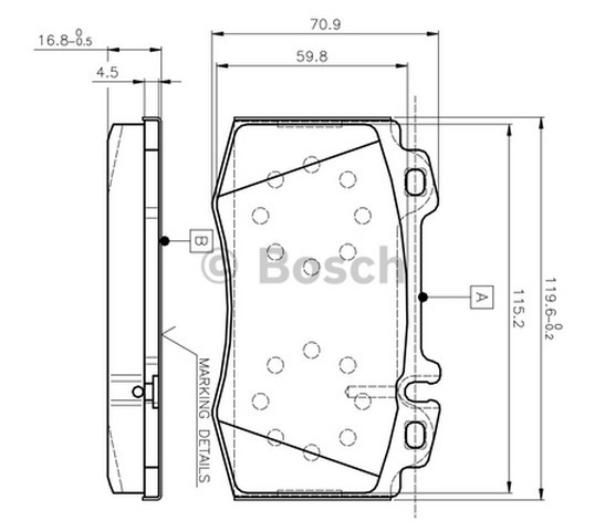 DİSK BALATA (ÖN)(YENİ NO:0986495278) MERCEDES ML320-ML350 98-