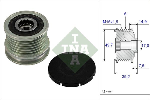 ALTERNATÖR KASNAĞI (6 KANAL) M.BENZ C-SERİSİ (W202-S202) C200 CDI-C220 CDI / E-SERİSİ (W210) E200 CDI-E220 CDI / SPRINTER 211 CDI-216 CDI-213 CDI / VITO