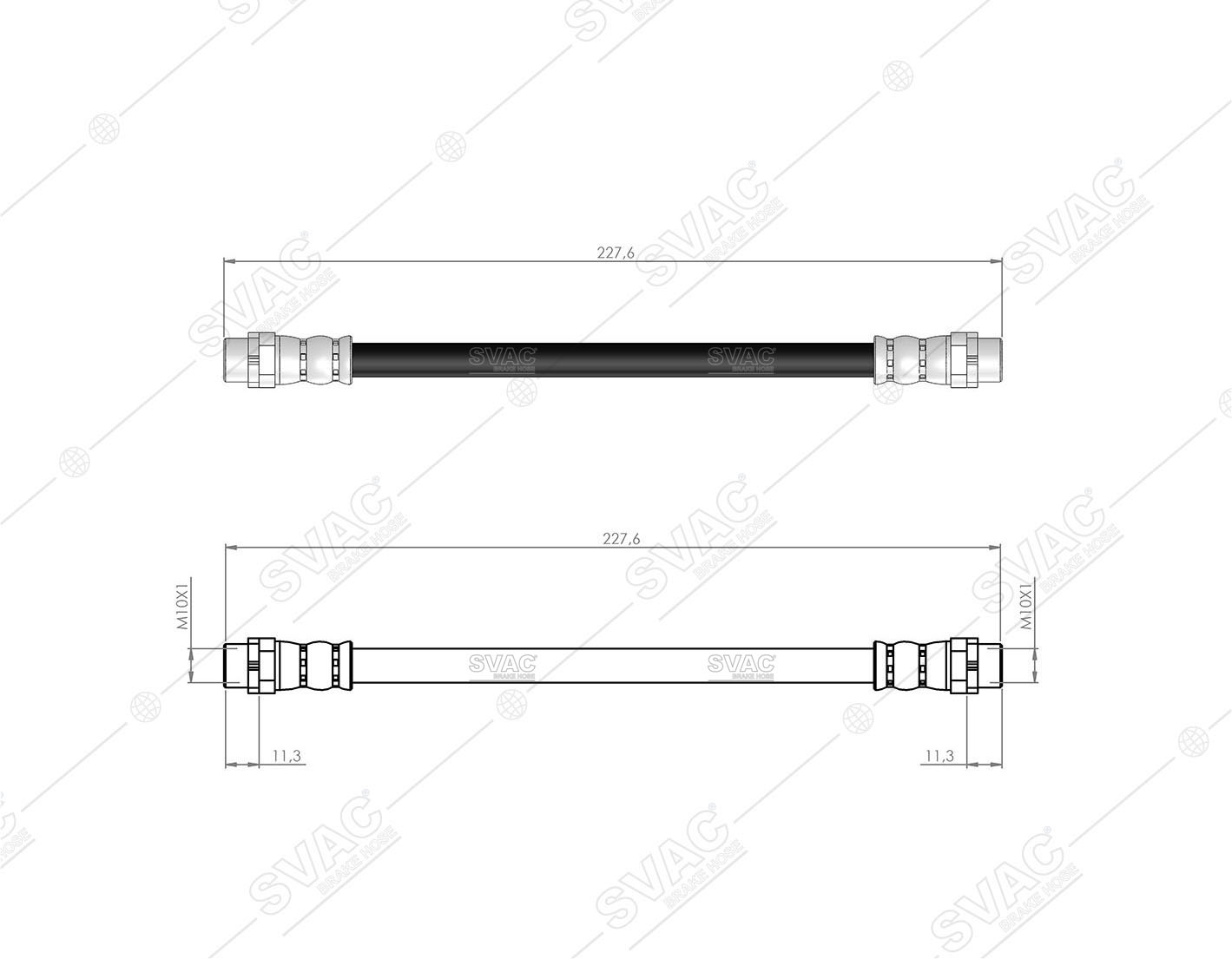 FREN HORTUMU (ARKA)(SOL) BMW X5 E70 - X5 F15 , F85 X6 E71-E72- F16-F86