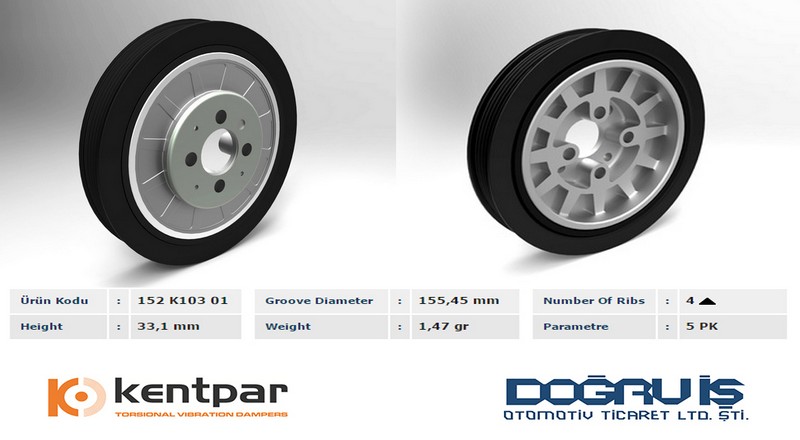 KRANK KASNAĞI SEAT,SKODA,VW 1,7SDI -1,9D-SDİ