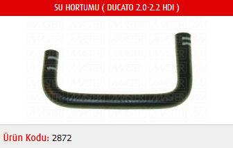 SU POMPASI HORTUMU FIAT DUCATO 2.0-2.2 HDI 02-