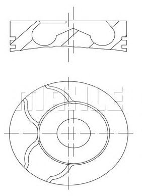 PİSTON,SEGMAN (STD)(80.01MM) RENAULT MEGANE,KANGO,LAGUNA 1.9 TD F9Q