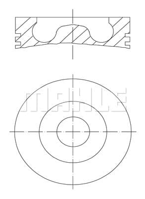 PİSTON,SEGMAN (STD)(81.00MM) VW 2,0 TDI JETTA,PASSAT BKP