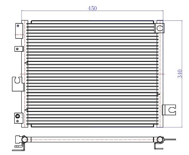 KLİMA RADYATÖRÜ(CHY971) ATOS 03+