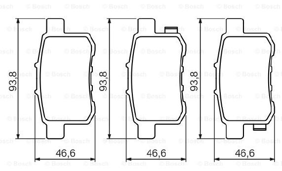 DİSK BALATA (ARKA) HONDA ACCORD VIII 2.0İ-2.4İ 07-