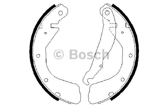 PABUÇLU FREN BALATASI (ARKA) OPEL ASTRA F 91-98 / KADETT E 85-91 / VECTRA A 88-95 / DAEWOO CIELO 95-97 / LANOS 97- / NUBIRA 99-02