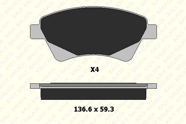 DİSK BALATA (ÖN) RENAULT MEGANEII GRAND SCENİC 02-