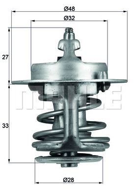 TERMOSTAT (83°C) TOYOTA-HYUNDAI-NISSAN