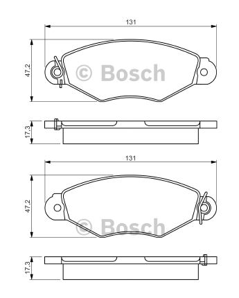 DİSK BALATA (ÖN)(E.NO:0986TB2043) RENAULT KANGOO 1.6 16V-1.9D-1.5 D