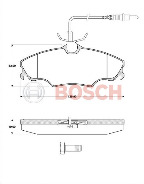 DİSK BALATA (ÖN)(YENİ NO:0986424227) PEUGEOT 406 1,6İ-1,8İ 16V 95-