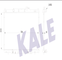 SU RADYATÖRÜ (BRAZING)(AT) HONDA CR-V II AL/PL/BRZ